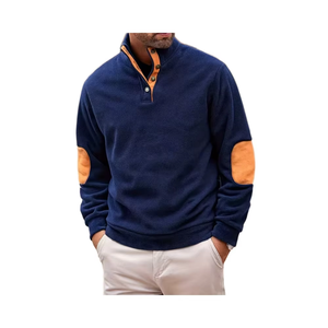 Sudadera con Capucha para Hombre, Informal, de Invierno, Holgada, sin Forro, con Cuello Redondo, Impermeable, Transpirable y Ecológica - Product Image 1