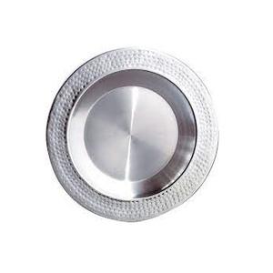 Design gravé forme arrondie Design classique plaque de chargement décorative de table en acier inoxydable pour la maison et l'hôtel - Product Image 2