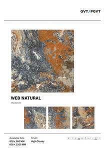 Carreaux très brillants Carreaux Sol 60X60 sol en marbre vitrifié Carrelage en porcelaine rectifiée de Carrare 600X600 pour sol 60X60 céramique - Product Image 6