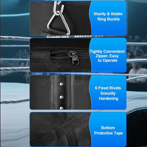 Premium Genuine Leather Unisex Punching <b>Bag</b> Heavy Duty <b>Training</b> Equipment Home Gym Fitness Durable Long Lasting Sands Filled - Product Image 3