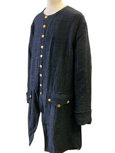 Luxury Customizable Heavy <b>Denim</b> Coat Oversized Streetwear Winter Jacket Premium Quality Casual Fashion Outerwear Stone Wash Men - Product Image 5