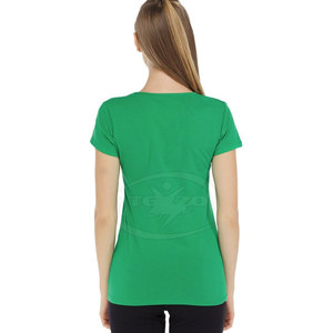 Camiseta de algodón para mujer de último diseño 2025, ropa informal de buena calidad para tela de lona de verano - Product Image 2