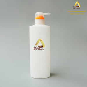 Vietnam Factory HDPE 750ml Rectangle Shape Plastic <b>Dispenser</b> for <b>Shampoo</b> Conditioner Cream/Oil Emulsion Custom Size - Product Image 6