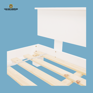 Bien diseñado EN71 Espacioso Forrado limpio Colores personalizados Abedul Niños Cama Vietnam Malasia Relajación | Van Hue - Product Image 1