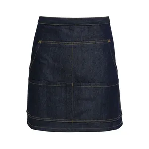 Custom Merchandising Jeans Stitch <b>Denim</b> <b>Apron</b> - Product Image 2
