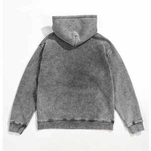 Sweat-shirts en polaire pour hommes OEM, 100% coton, logo personnalisé |   Vente en gros directe d'usine |   Pull à col rond avec poche, marque privée - Product Image 2