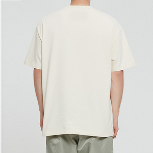 T-shirt pour homme de haute qualité 100% coton, écologique, respirant, séchage rapide, anti-rides, vêtement d'été à manches courtes, coupe ample, 180g - Product Image 3