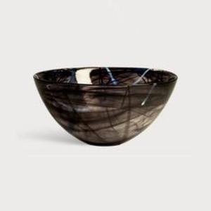 Cuenco de resina transparente con detalles de pan de oro hecho a mano por artesanos expertos para una elegante decoración interior del hogar - Product Image 1