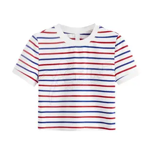Short Sleeves Custom Made Crop Top T-Shirt New Arrival Best Quality Women Crop Top T-Shirt For Online Sale