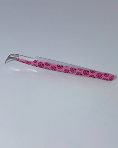 แหนบต่อขนตาเคลือบกระดาษทำจากสเตนเลสอุปกรณ์เสริมความงามแบบเอียง - Product Image 2