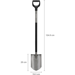 FISKARS พลั่วปลายแหลมด้ามเหล็กสำหรับทำสวน - Product Image 4
