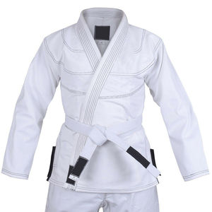 เครื่องแบบ BJJ GI 100% ทำมือผ้าฝ้ายสีขาวดีไซน์ใหม่ล่าสุดสำหรับมืออาชีพ - Product Image 5