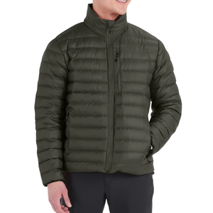 High Quality Men's Winter Jacket Stylish Lightweight Canvas <b>Fabric</b> Customizable Zipper Windproof Stand Collar Breathable Outdoor - Product Image 6