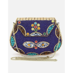 Handcrafted Eco-Friendly Resin Clutch Bag for Women Stylish Vintage Hand-painted Purse Clutches for Party & Evening Use - Product Image 4