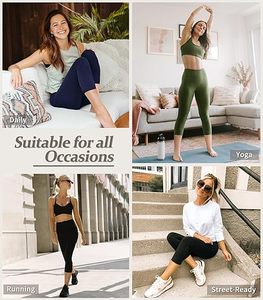 Mallas cortas de alta calidad para mujer, pantalones de Yoga con Control de barriga para entrenamiento, mallas atléticas para correr para mujer - Product Image 5