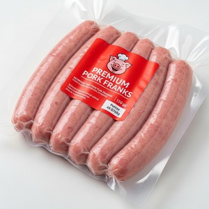 ฮอทด็อกหมูแช่แข็งที่ทำจากเนื้อหมูที่ผ่านการคัดสรรเหมาะสำหรับการย่างทอดหรือไมโครเวฟสำหรับมื้ออาหารและขนม - Product Image 6