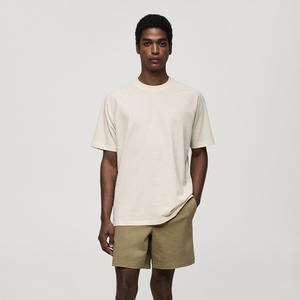 Custom Logo Men's Long Sleeve <b>T</b>-<b>Shirt</b> High Quality 100% Cotton Casual Style Oversized Fit for Spring - Product Image 2