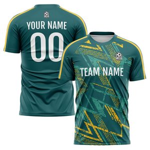Uniforme de football de style impression par sublimation meilleur dernier design maillot et shorts de football france, maillots de football uniforme de football - Product Image 2