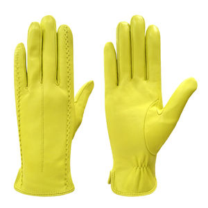 Winter Work <b>Gloves</b> <b>Ladies</b> Anti-Slip Warm Safety Features Cheap Products Latex Nylon Liner Leather Material Offshore Work - Product Image 5