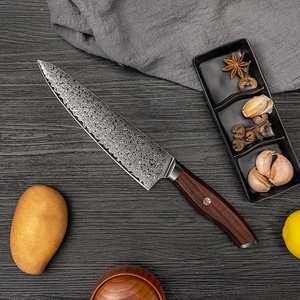 มีดดามัสกัสด้ามจับไม้ชิงชันงานทำมือด้ามจับไม้แปรรูป - Product Image 4