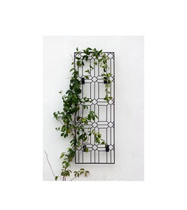 Treillis de jardin en métal pour la rénovation extérieure, support élégant pour plantes, décoration de jardin, élément de structure design - Product Image 1