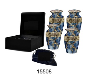 Urne funéraire décorative en laiton pour la décoration de la maison, offrant une belle brillance et un confort émotionnel pour les familles en deuil - Product Image 3
