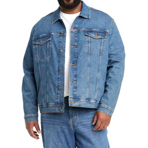 Veste en jean de style de rue pour hommes de qualité supérieure à vendre/veste en jean à col rabattu à manches longues pour hommes - Product Image 1