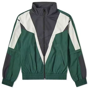 Costume coupe-vent en nylon polyester léger imperméable à l'eau pour hommes avec logo personnalisé costume coupe-vent en nylon pour l'extérieur - Product Image 3