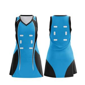 New Design Reversible Netball Uniforms 100% Polyester Custom Brand Logo Sublimation Breathable <b>Sweat</b>-Wicking Customizable <b>Dress</b> - Product Image 2