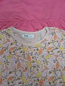 Falda acampanada sencilla de 3 colores, manga larga para niñas, cuello redondo, informal, combina con todo, para primavera y otoño, algodón puro - Product Image 3