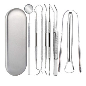 Kit de soins dentaires 3/6/8 pièces en acier inoxydable pour l'hygiène buccale, instruments dentaires chirurgicaux par SurgiRight - Product Image 2