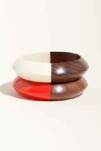 Resin Bangle Custom Bracelet for Women Eco-Friendly Hand-painted Fashion Jewelry <b>TIME</b> 2 DECOR - Product Image 4