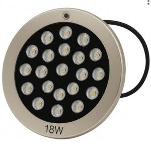 Lumière LED sous-marine 18W montée en surface étanche, sortie lumen élevée, options multicolores - Product Image 2