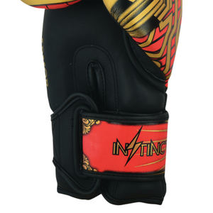 Guantes de Entrenamiento de Boxeo Profesionales de Cuero, Diseño Personalizado, Capa Protectora, Cierre de Gancho y Bucle, Correa de Muñeca Ajustable Ligera - Product Image 6