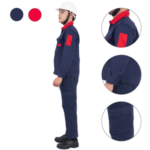 High Quality Customizable <b>Construction</b> Welding Workwear <b>Uniforms</b> Breathable Set OEM/ODM Flame-Retardant Fabric Available - Product Image 2