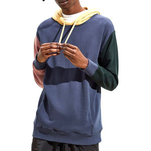 Sweat à capuche oversize élégant pour homme 100 % coton, finition unie, personnalisable pour l'hiver, séchage rapide, respirant - Product Image 1