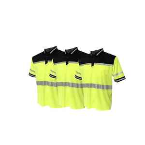 Camisa DE SEGURIDAD reflectante de alta visibilidad hecha a medida con mangas cortas para hombres 2025 Polo DE SEGURIDAD personalizado ropa al aire libre - Product Image 1