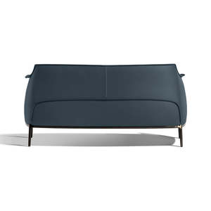 Sofá de 2 Plazas Archibald, Cuero Genuino y Artificial, Extensible y Tapizado, Juego de Muebles para el Hogar, Elegante y Asequible - Product Image 6