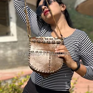 กระเป๋าสะพายไหล่หนังวัวแท้, กระเป๋าข้างสะพายข้างสไตล์ตะวันตก - Product Image 5