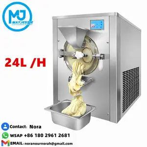 hot sale recommendation 1400W 24 L/H Hard Ice Cream Machine automatic ice cream machine yogurt ice cream machine