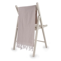 Toalla Peshtemal de Algodón Turco a Rayas de Secado Rápido y Alta Calidad, Multiusos para Playa, Spa, Hammam, Tejida y Lavada, para Adultos y Adolescentes