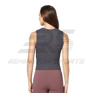 Vêtements d'entraînement de qualité supérieure femmes débardeur léger femmes débardeur sans manches femmes débardeur - Product Image 6