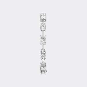 Luxury 925 Silver 9.27CTW <b>Tennis</b> <b>Bracelet</b> Round Prong Set <b>Cubic</b> <b>Zirconia</b> Classic Brilliant Diamond Look Wedding Jewelry Gift - Product Image 2