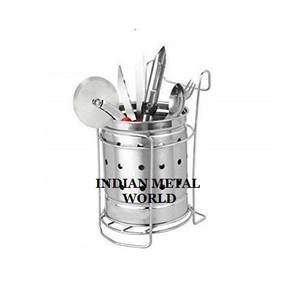 Ensemble de 2 porte-couverts de table modernes pour mariage et événements, différentes tailles, porte-couverts en acier inoxydable à prix raisonnable - Product Image 2