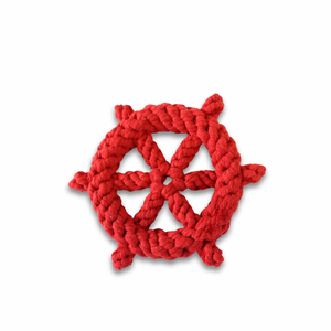 Juguete Interactivo Ecológico para Perros Lucky Red, Clásico y Moderno, Bola Roja de Lujo, Juguete Simple y Elegante para Mascotas, Embalaje en Cartón para Gatos - Product Image 1