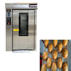 Prix de gros Four à pain industriel 16 plateaux Support technique vidéo 28Kw/H Four rotatif Kien An Fabricant vietnamien - Product Image 1