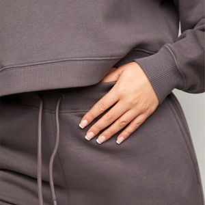 Haute qualité mode pull décontracté coton sweats à capuche coréens pour femme Streetwear sweat tricoté femmes sweats à capuche - Product Image 3