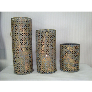 หิมะสีขาวออกแบบโคมไฟโลหะที่มีหน้าต่างกระจกใสโลหะคลาสสิกและโคมไฟแก้วโดยการส่งออก RGN - Product Image 2