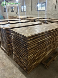 แผ่นไม้อะคาเซียเคลือบผิวด้วยน้ำมันขัดเงาสำหรับแผงครัวดีไซน์ทันสมัยได้รับการรับรองตัวเลือกสีต่างๆ5ปี - Product Image 2