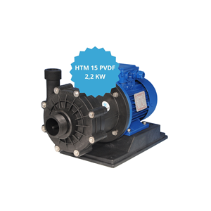 Pompe centrifughe magnetiche di alta qualità ht15 PVDF con motore 2,2 kw IEC 90 L 2P in plastica per pompe dell'acqua di pompaggio acido - Product Image 1